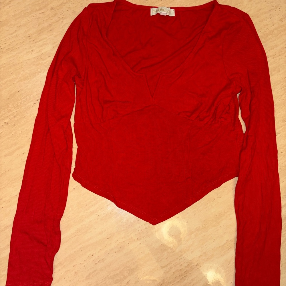 Madden Girl Scarlet Long Sleeve Top